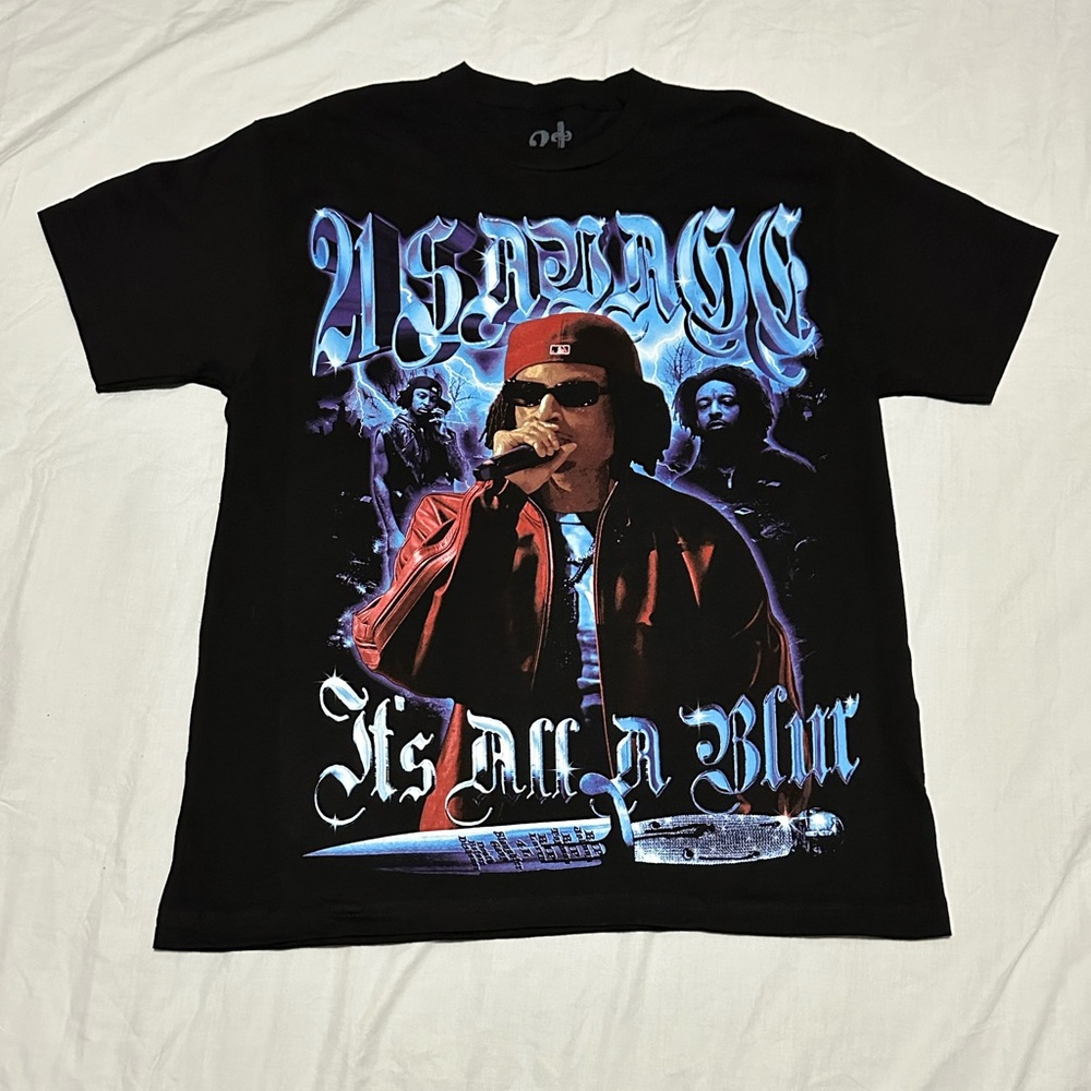 21 Savage Drake Large L Its All A Blur Tour IAAB 2023 Official Concert Shirt
